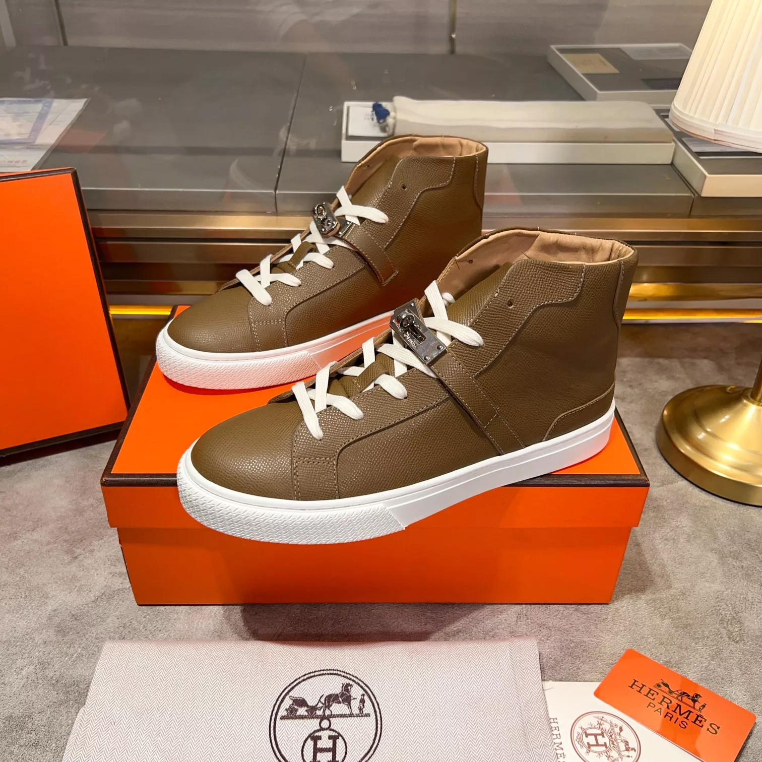 hermes high tops chaussures pour homme s_12b2aa3